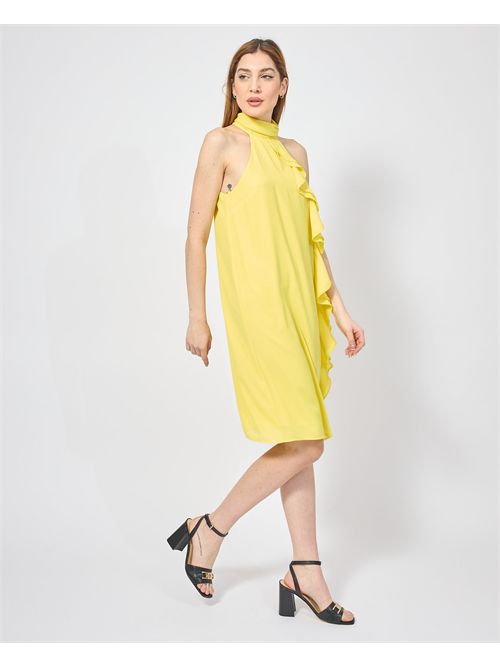 Corte dei Gonzaga women's midi dress with ruffles CORTE DEI GONZAGA | CEH910C8